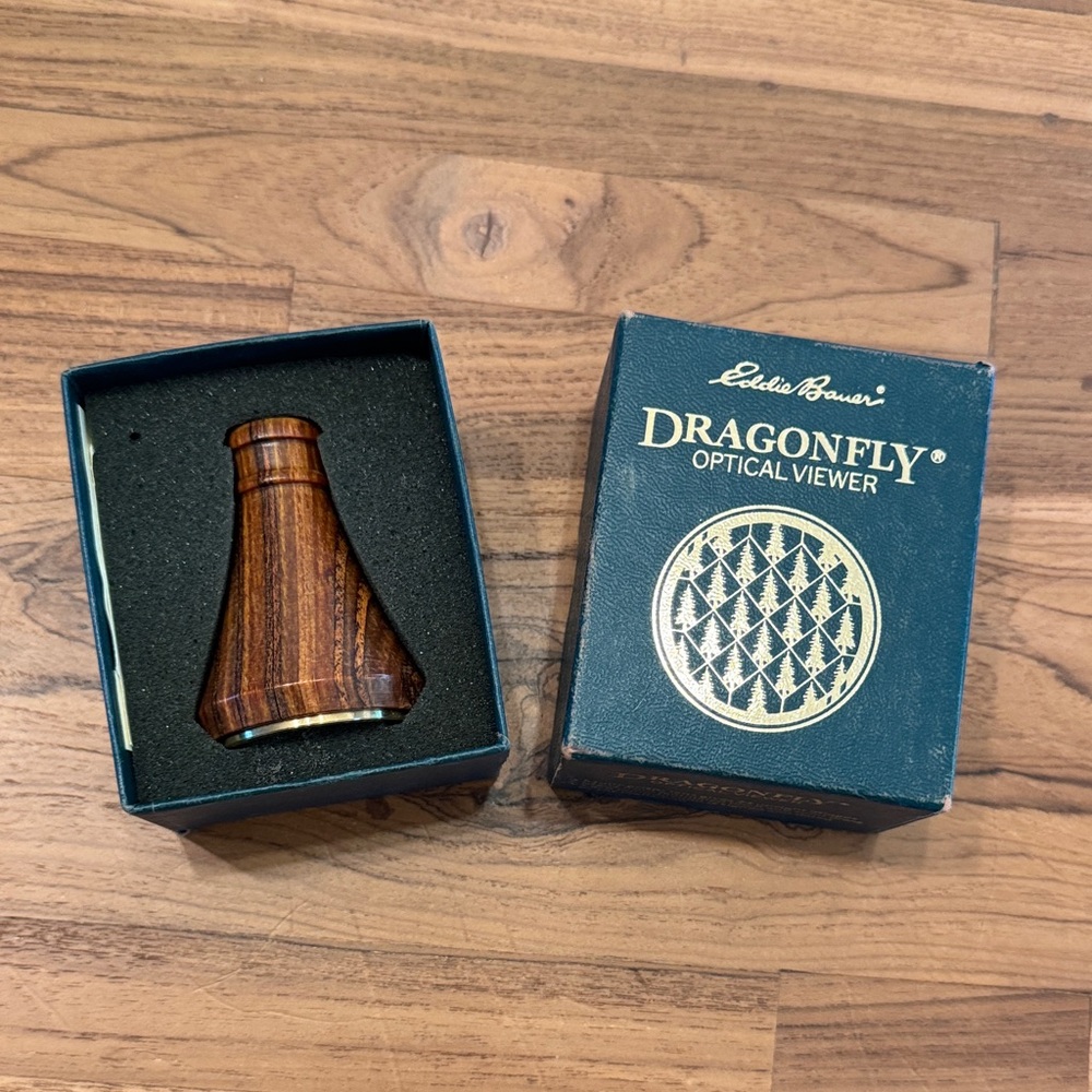 Eddie Bauer Wooden Optical Dragonfly Viewer